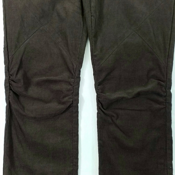 BCBGMaxAzria Mahogany Brown Fine Wale Bootcut Corduroy Pants Womens Size 6 NWT - Picture 10 of 11